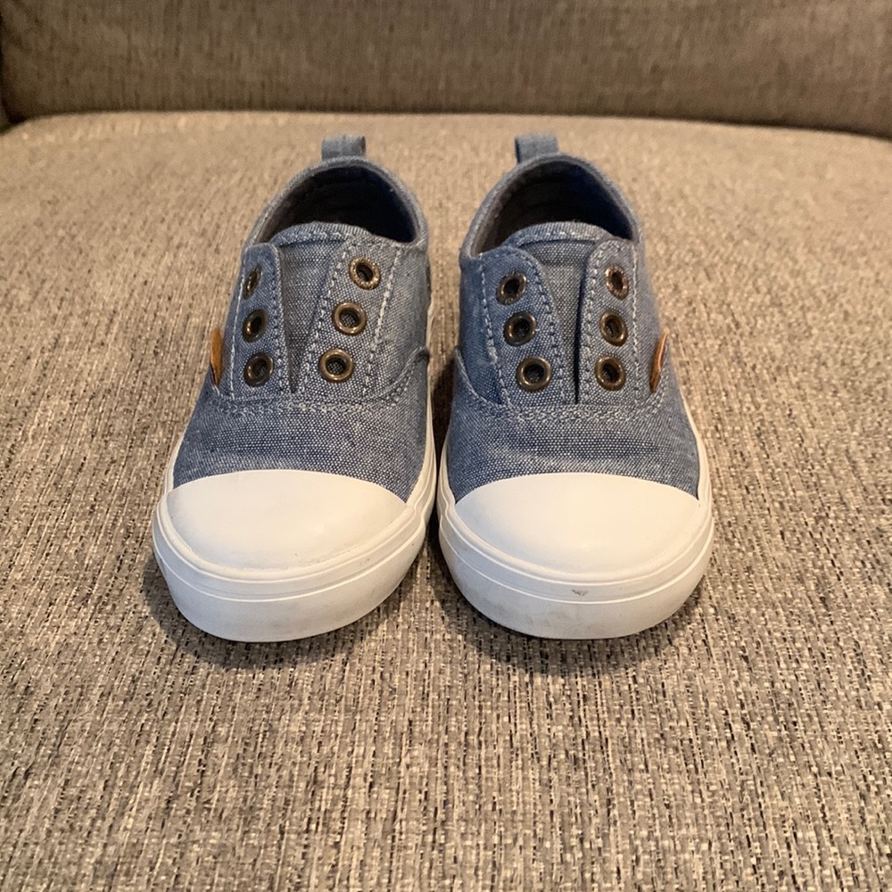 Chambray slip-on sneakers - Toddler size 6